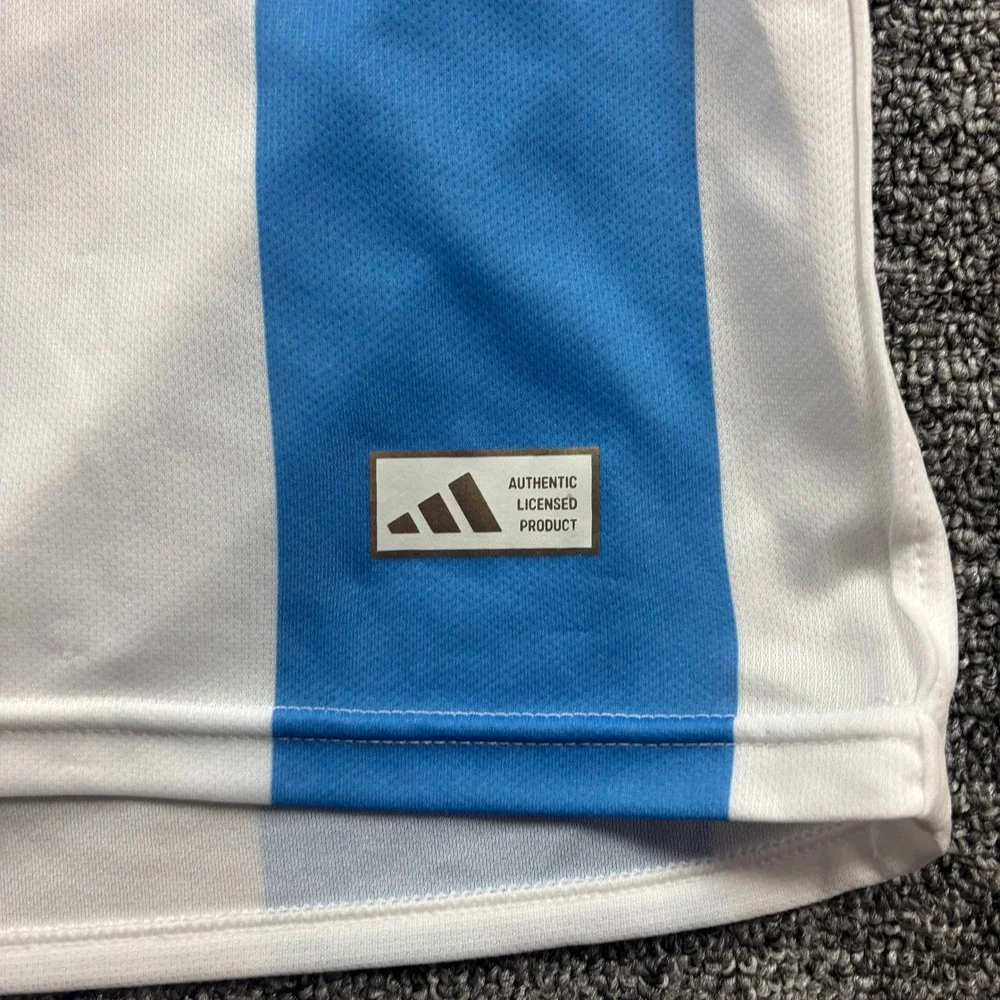 Adidas Messi 2022 World Cup Champions Soccer Argentina Jersey Blue/White Large